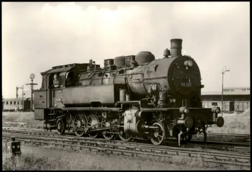 Ansichtskarte  Dampflokomotive Baureihe 93 4-12 Eisenbahn Fotosammelkarte 1979