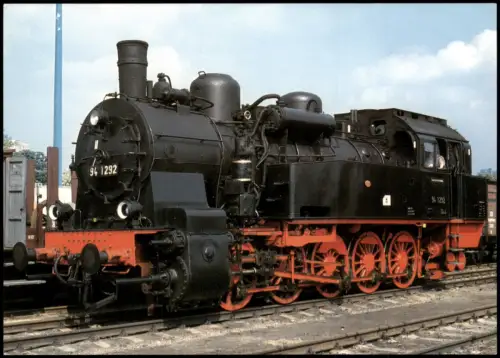 Ansichtskarte  Dampflokomotive 94 1292 Eisenbahn in Potsdam 1995