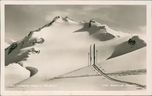 Ansichtskarte Sankt Jakob am Arlberg Kalterberg im Winter Fotokarte 1941