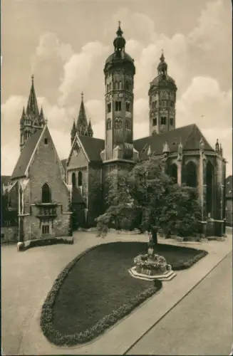 Naumburg (Saale) Naumburger Dom - St. Peter und Paul Fotokarte 1953
