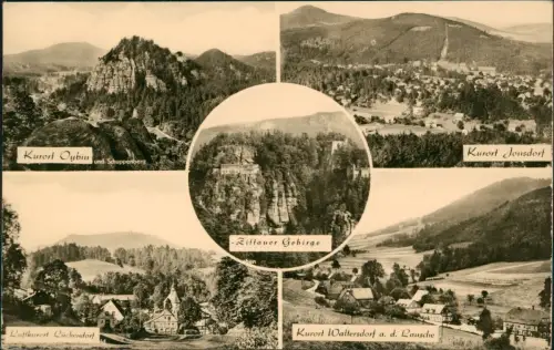 Ansichtskarte Oybin Schuppenberg Zittauer Gebirge Lückendorf MB 1962