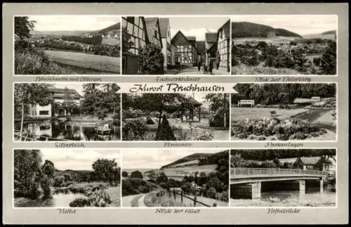 Ansichtskarte Bruchhausen-Vilsen Stadtteilansichten 1968