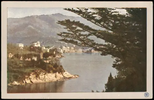 .Italien Italia Riviera San Marguerita, Blick von der Villa Pagara 1900