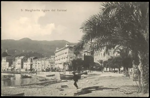 Cartolina .Ligurien Liguria S. Margherita ligure dal Kursaal 1910
