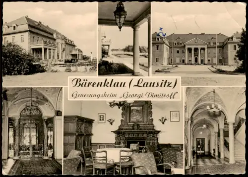 Bärenklau-Schenkendöbern DDR Genesungsheim 1960 mit DDR Landpoststempel