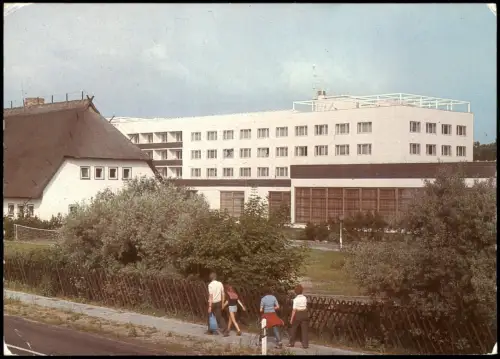 Ahrenshoop Kombinat VEB Chemische Werke Buna Betriebserholungsheim DDR AK 1986