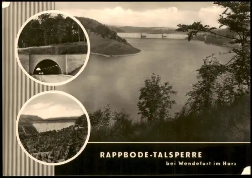 Oberharz am Brocken RAPPBODE-TALSPERRE bei Wendefurt im Harz zur DDR-Zeit 1964