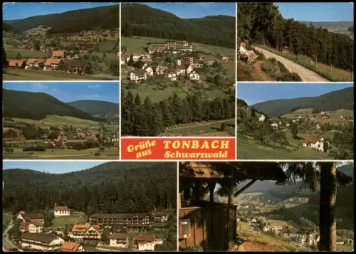 Tonbach-Baiersbronn Mehrbildkarte mit diversen Ortsansichten 1991