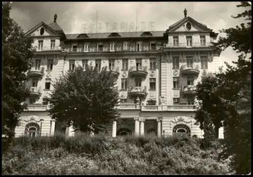 Postcard Marienbad Mariánské Lázně Interhotel Hotel Esplanade 1965