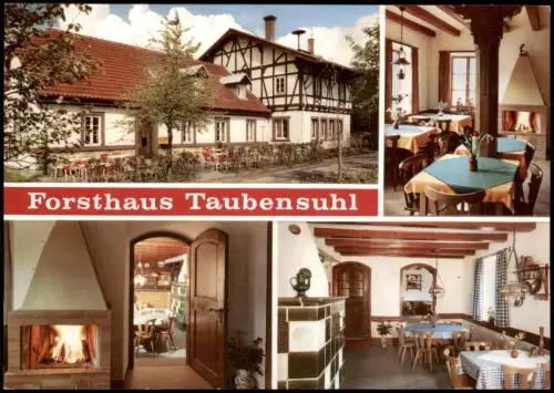 Landau in der Pfalz Waldgaststätte Forsthaus Taubensuhl  Familie Schneider 1975