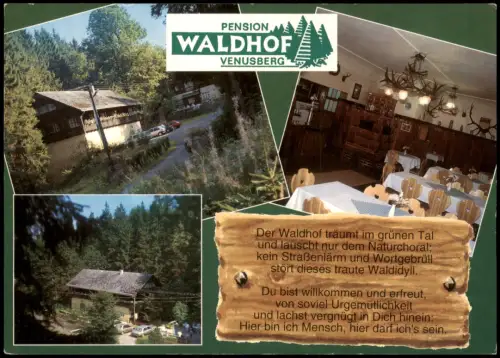 Gelenau (Erzgebirge) Gasthaus Pension Waldhof Venusberg im Erzgebirge 1990