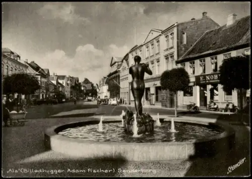 Sonderburg Sønderborg Als (Billedhugger Adam Fischer) Sonderborg 1950