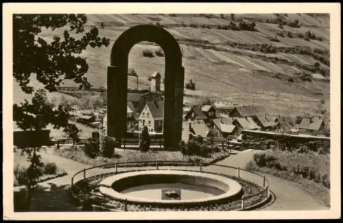 Ansichtskarte Oberschönau Panorama-Ansicht zur DDR-Zeit 1955