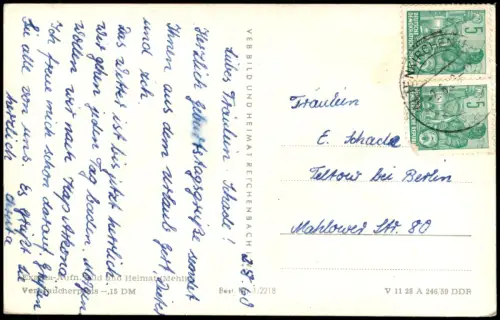 Ansichtskarte Rügen GRUSS VON DER Insel Rügen DDR Mehrbildkarte 1960