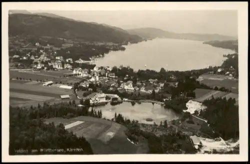 Velden am Wörther See Vrba na Koroškem Luftbild Fliegeraufnahme 1932