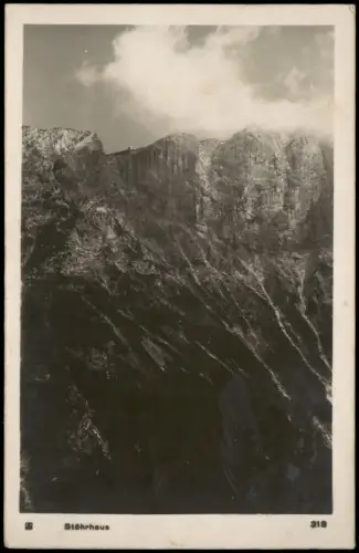 Ansichtskarte Berchtesgaden Stöhrhaus auf dem Untersberg - Fotokarte 1926