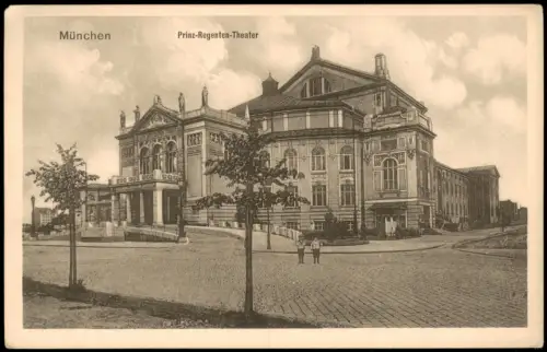 Ansichtskarte München Prinzregententheater - Straße 1922