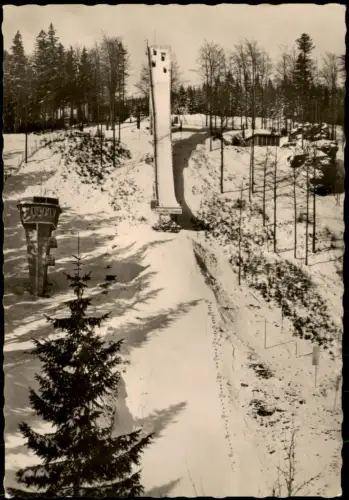 Ansichtskarte Klingenthal DDR AK Neuerbaute Große Aschberg-Schanze 1959
