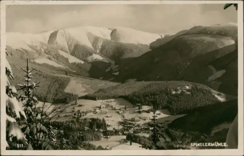 Spindlermühle Špindlerův Mlýn | Spindelmühle Stadt im Winter 1941