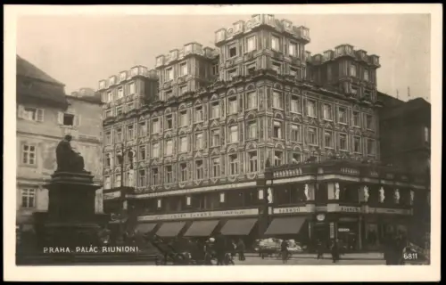 Prag Praha PRAHA PALÁC RIUNIONI Geschäfte Lokale Ortsansicht 1925