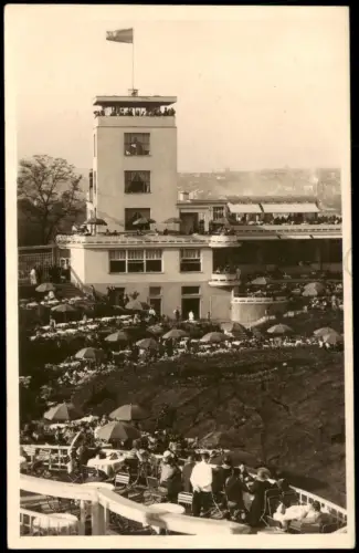Prag Praha Außensitz Restaurant (ohne Namen-/Ortsangabe) Gebäude-Ansicht 1940