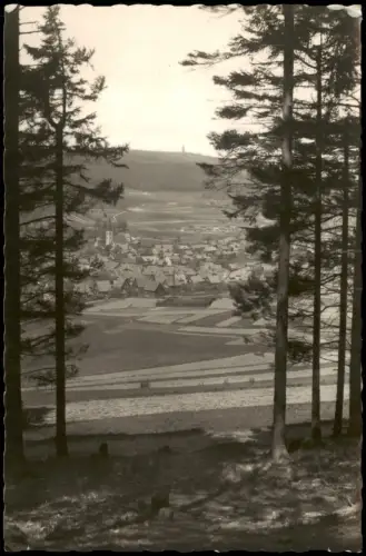 Ansichtskarte Brotterode Blick vom Waldesrand auf die Stadt 1958