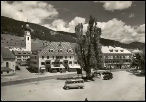 Bruneck Pustertal Brunico Niederdorf Hotel Bus Fotokarte 1968  Südtirol