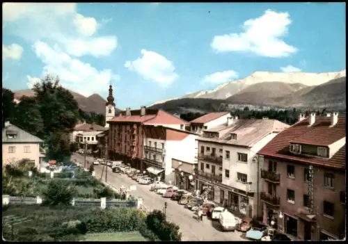 Cartolina Tarvis Tarvisio Trbiž Via Roma 1968
