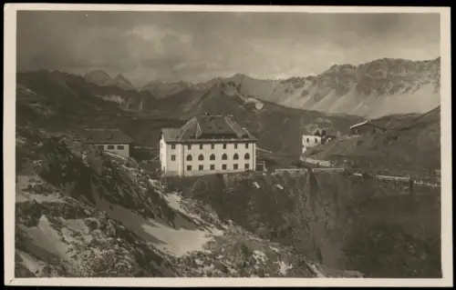Cartolina Sulden-Stilfs Solda Albergo Passo dello Stelvio 1929