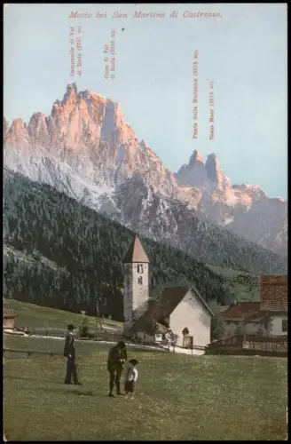 .Trentino-Südtirol Trentino-Südtirol Motiv bei San Martino di Castrozza 1910