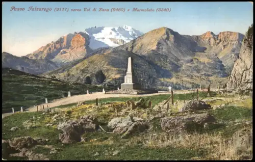 .Trentino-Südtirol Passo Falzarego verso Col di Lana e Marmolata 1910