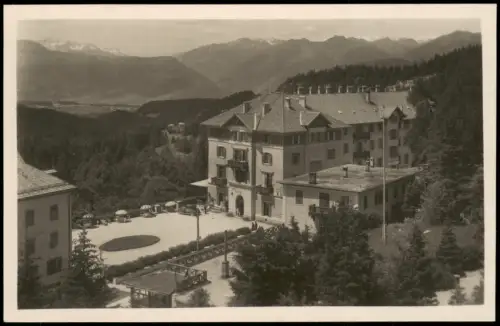 Trentino-Südtirol Vista dal Grand Hotel Penegal su Hotel Mendola 1920