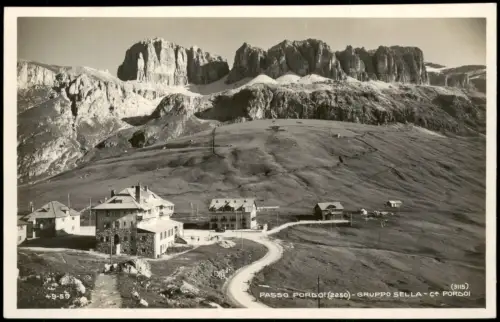 Fasstal Vigo di Fassa PASSO PORDO GRUPPO SELLA PORDOI Dolomiti Italien 1930