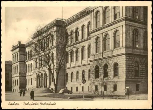 Ansichtskarte Aachen Technische Hochschule 1954