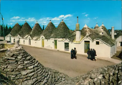 Cartolina Alberobello Trulli-Rundhäuser 1979