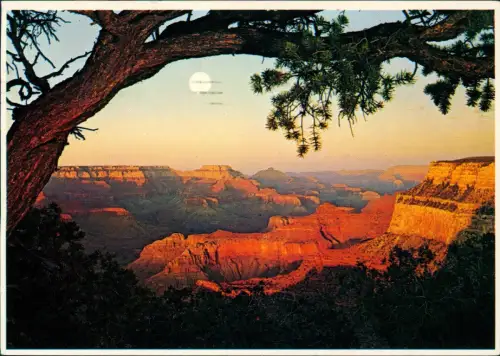 Grand Canyon - USA Grand Canyon National Park bei Sonnenuntergang 1978