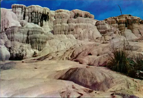 Postcard Pamukkale Kalksinterterrassen von Pamukkale 1974