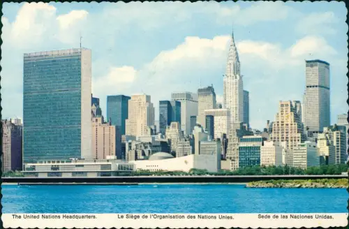 New York City Hauptquartier der Vereinten Nationen United Nations  1976