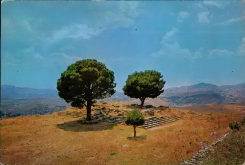 Postcard Bergama Pergamum Pergamon Zeus-Tempel in Pergamon 1974