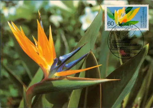 Gartenbau-Ausstellung 1983  Sonderbriefmarke    vom 12. April 1983 (Bonn)