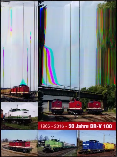 Ansichtskarte Halberstadt Mehrbildkarte 50 Jahre DR-Baureihe V 100 2016