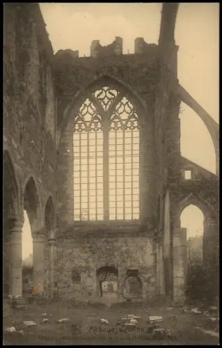 Postkaart Thuin Ruine der Abbaye d'Aulne, Südtransept 1930
