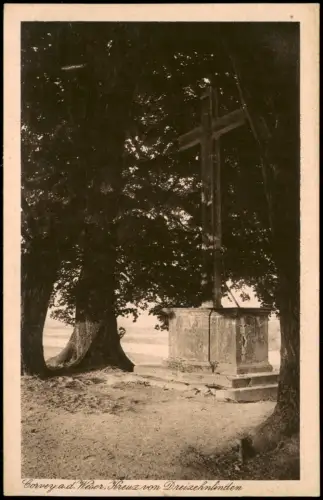 Höxter (Weser) Corvey Kloster Schloss a.d. Weser Kreuz von Dreizehnlinden 1910