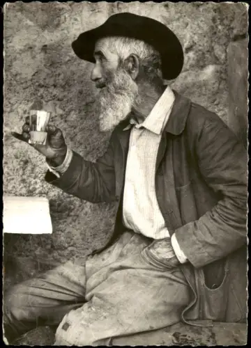 .Frankreich Frankreich Französische Typen Mann Korsika Corse Typ 1962