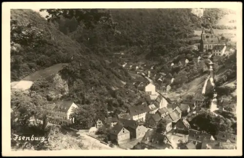 Ansichtskarte Isenburg Westerwald Panorama-Ansicht 1954