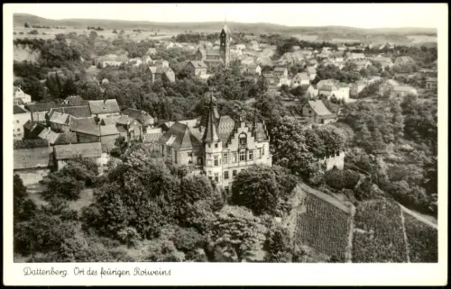 Dattenberg Panorama-Ansicht Dattenberg Ort des feurigen Rotwein 1955