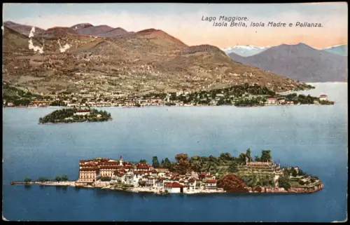 .Italien Italia Isola Bella, Isola Madre e Pallanza. Lago Maggiore. 1914