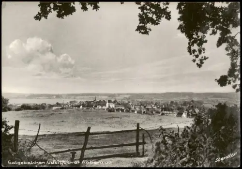 Postcard Apenrade Aabenraa Åbenrå Galgebakken.Udsigt over 1932