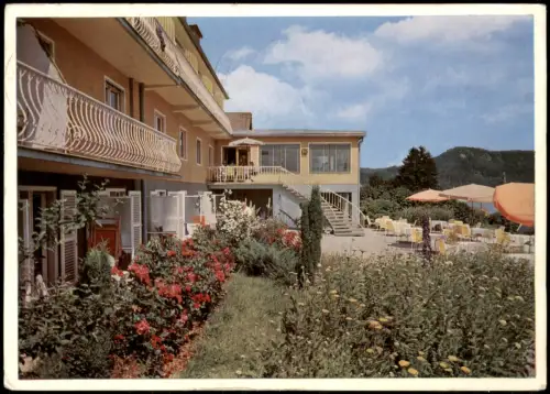Ansichtskarte Drobollach Hotel Hübner Kärnten Ort am Faakersee 1967