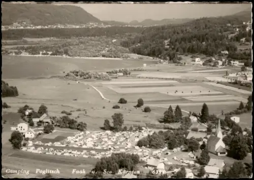 Faak am See Campingplatz Panorama Camping Poglitsch Kärnten 1960